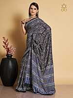 Muslin Ajrakh Digital Printed Saree-3 Muslin Ajrakh Digital Printed Saree-3