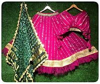 Traditional Gota Patti Lehenga-Pink-1 Traditional Gota Patti Lehenga-Pink-1