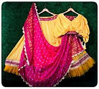 Traditional Gota Patti Lehenga-Yellow-1 Traditional Gota Patti Lehenga-Yellow-1