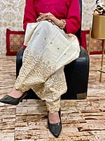 Cotton Zari Salwar-OffWhite-5 Cotton Zari Salwar-OffWhite-5