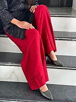 Embroidered Rayon Mastani-Maroon Embroidered Rayon Mastani-Maroon