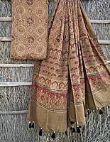 Ajrakh Printed Top-Dupatta Set-10 Ajrakh Printed Top-Dupatta Set-10