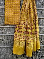 Ajrakh Printed Top-Dupatta Set-15 Ajrakh Printed Top-Dupatta Set-15