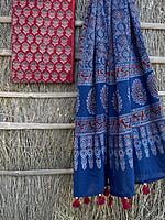 Ajrakh Printed Top-Dupatta Set-19 Ajrakh Printed Top-Dupatta Set-19