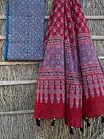 Ajrakh Printed Top-Dupatta Set-20 Ajrakh Printed Top-Dupatta Set-20