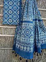 Ajrakh Printed Top-Dupatta Set-22 Ajrakh Printed Top-Dupatta Set-22
