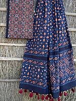 Ajrakh Printed Top-Dupatta Set-24 Ajrakh Printed Top-Dupatta Set-24