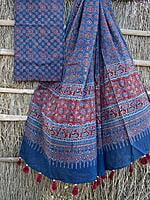 Ajrakh Printed Top-Dupatta Set-4 Ajrakh Printed Top-Dupatta Set-4