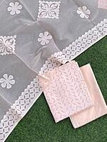 Applique Unstitched Suit With Applique Top Series 1-10 Applique Unstitched Suit With Applique Top Series 1-10