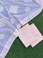 Applique Unstitched Suit With Applique Top Series 1-12 Applique Unstitched Suit With Applique Top Series 1-12