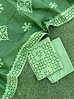 Applique Unstitched Suit With Applique Top Series 1-5 Applique Unstitched Suit With Applique Top Series 1-5