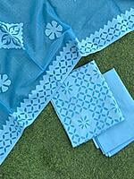 Applique Unstitched Suit With Applique Top Series 1-9 Applique Unstitched Suit With Applique Top Series 1-9
