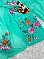 Hand Painted Georgette Suit-Rama-1 Hand Painted Georgette Suit-Rama-1