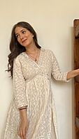 Chikankari Mirror Dress-1 Chikankari Mirror Dress-1