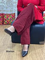 Woolen Knitted Palazzo-Maroon Woolen Knitted Palazzo-Maroon