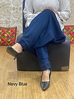 Woolen Knitted Salwar-NavyBlue