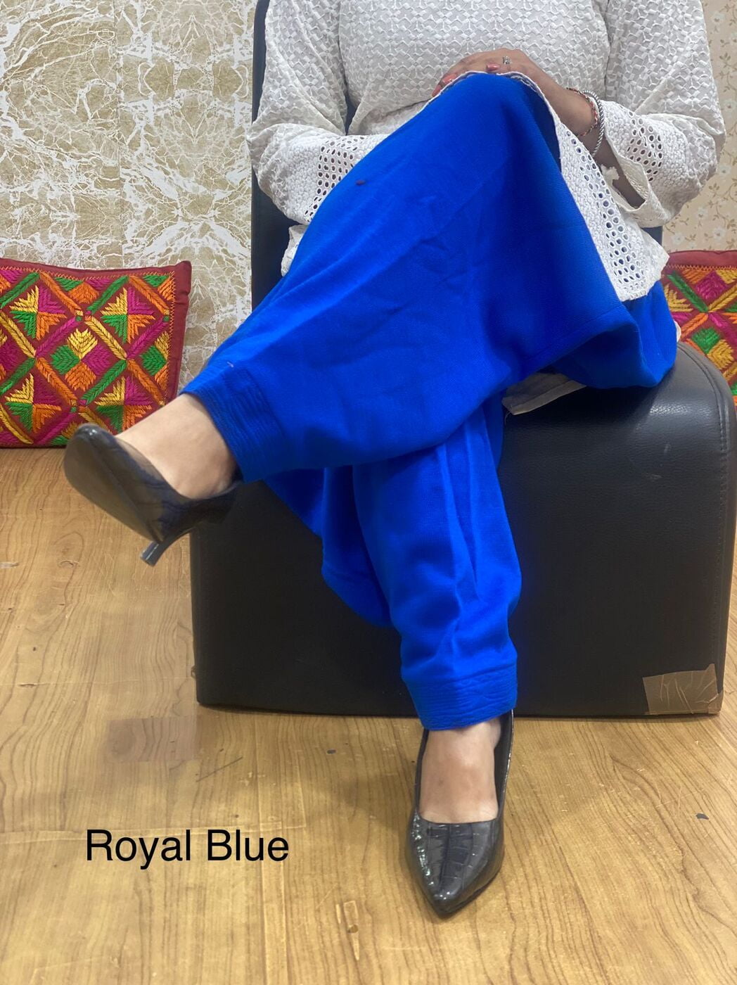 Woolen Knitted Salwar-RoyalBlue Woolen Knitted Salwar-RoyalBlue
